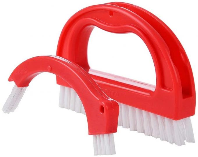 2.1in Red Joint Tile Scrub Brush &lrm;3.5inch Flat Shape Grout Cleaning 0